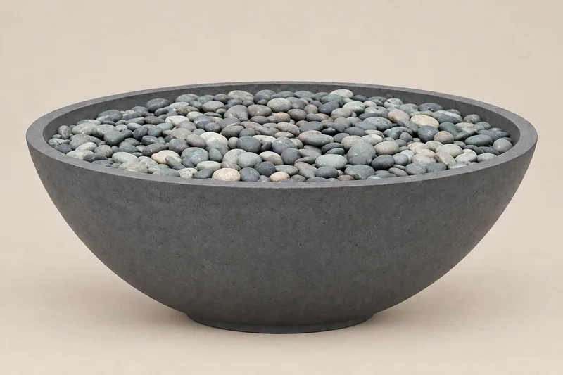 Modern Fire Pit stüdyo görünümü